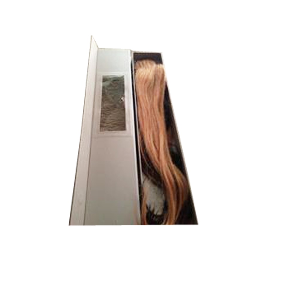 Custom Luxury Color Printing Magnetic Wig Packaging Box For wholesale