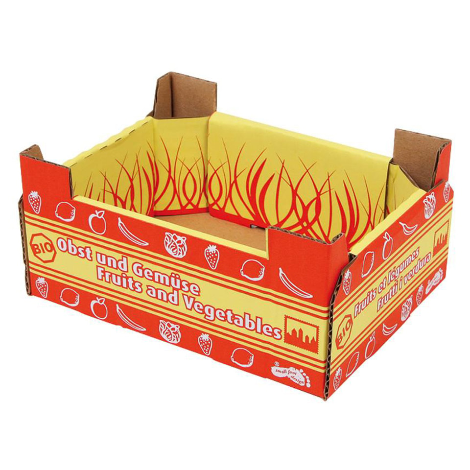Custom printed recycled grape carton packaging box