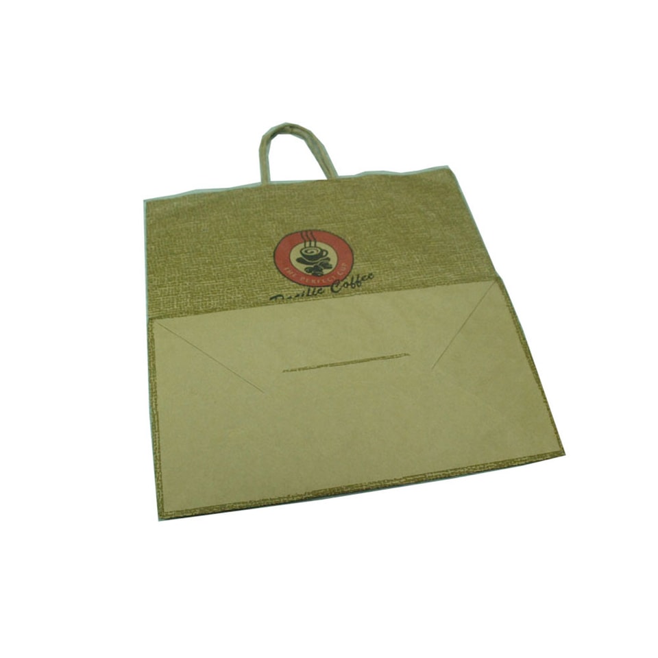 Custom Printing Kraft Paper Gift Bag For Shopping Usage