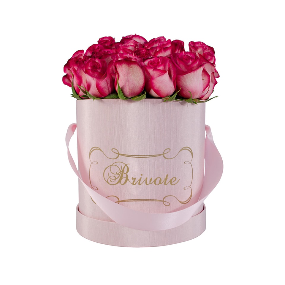 Custom Made Cardboard Tube Boxes For Roses Packaging