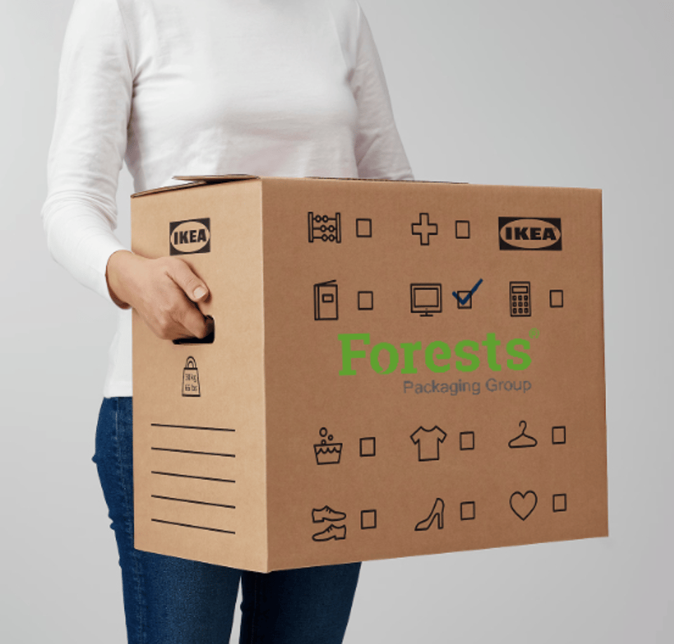Large Thick 5ply Corrugated Cardboard Moving Box