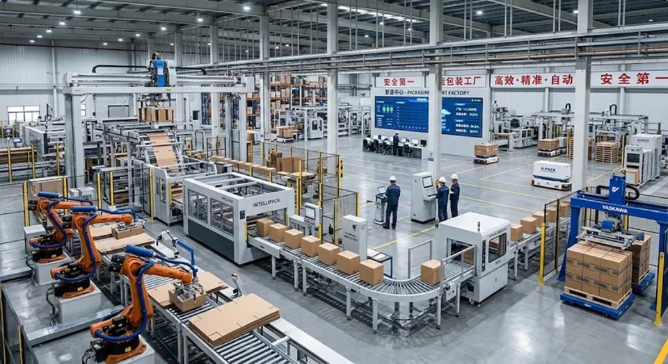 Paper packaging production process