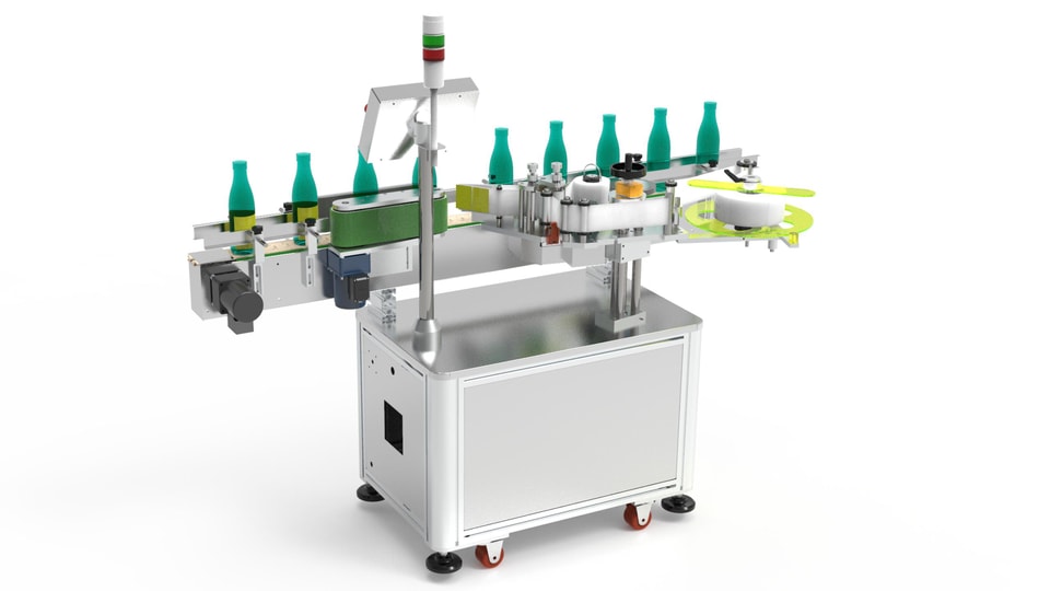 Round Bottle Labeling Machine