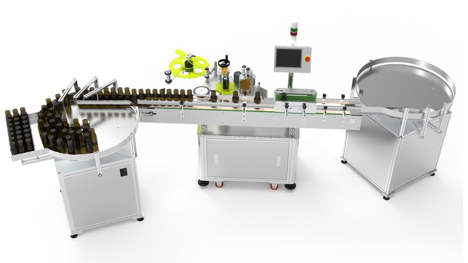 Dropper bottle Labeling Machine