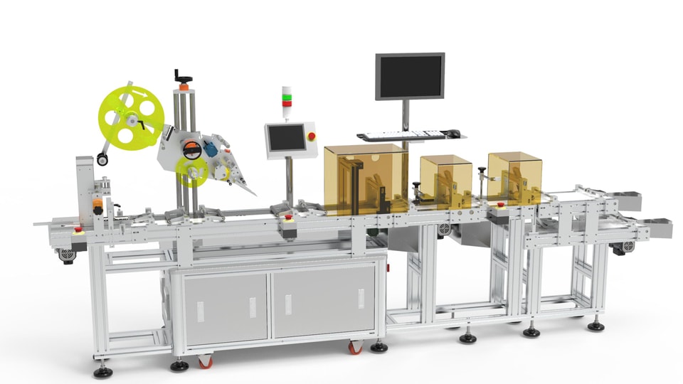 Bag Paging & Labeling Machine