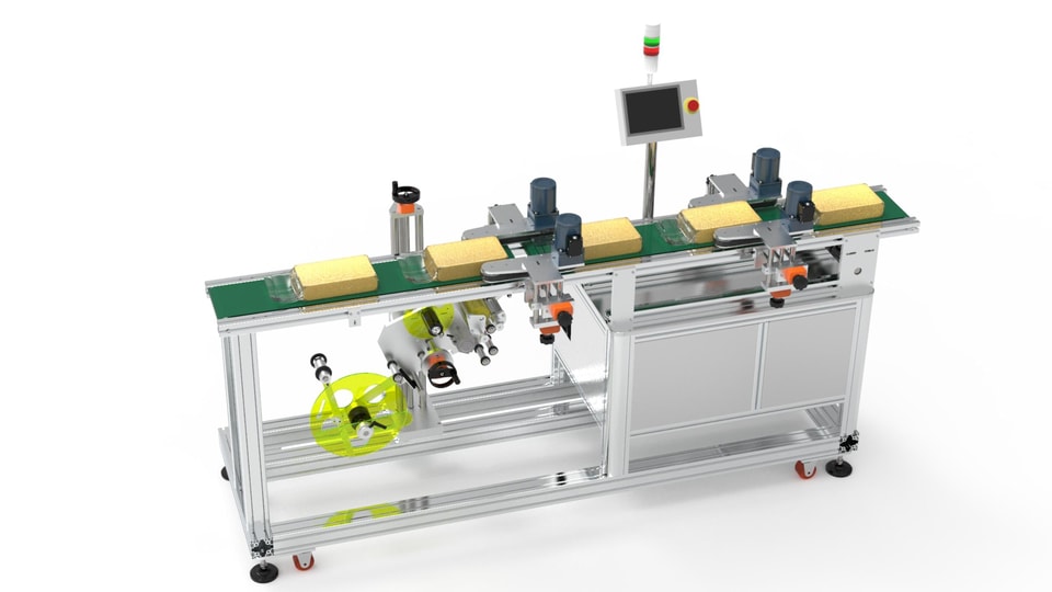 Jar/Cans Bottom Labeler