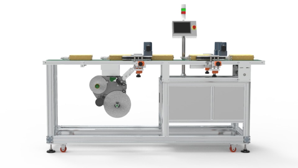 Container Bottom Labeler