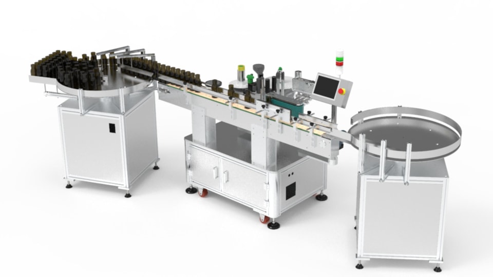 Round Jar Labeling Machine