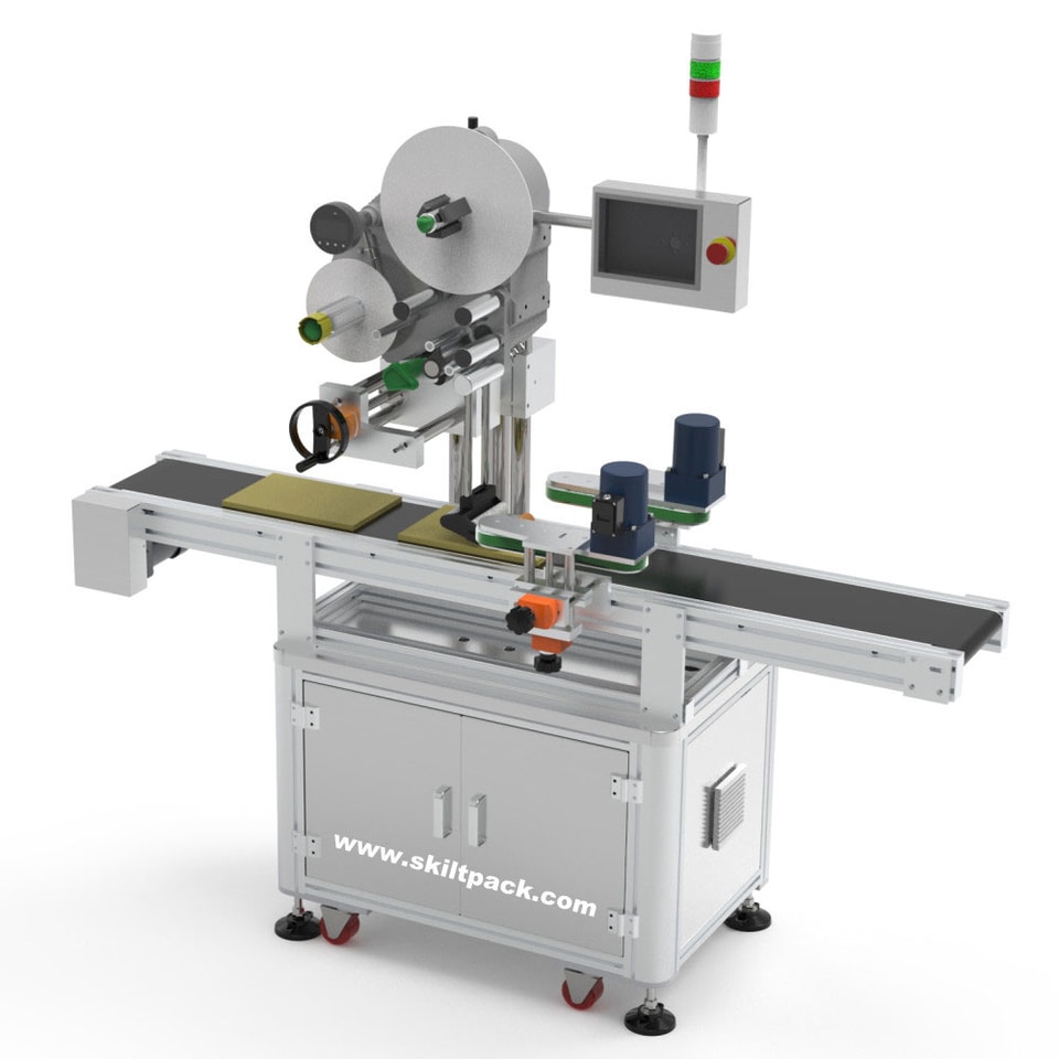 Filled Bag Top Surface Labeler