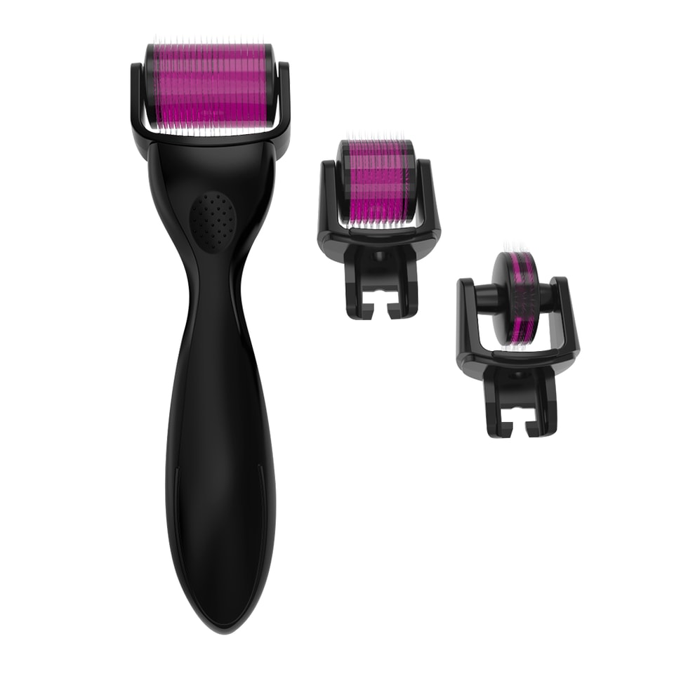 3-in-1 Derma-Roller-Set für Augen, Gesicht, Körper und Hautbehandlung