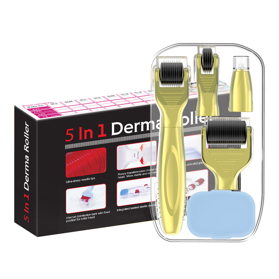 Titan-5-in-1-Mikronadel-Derma-Roller-Set zur Entfernung von Dehnungsstreifen
