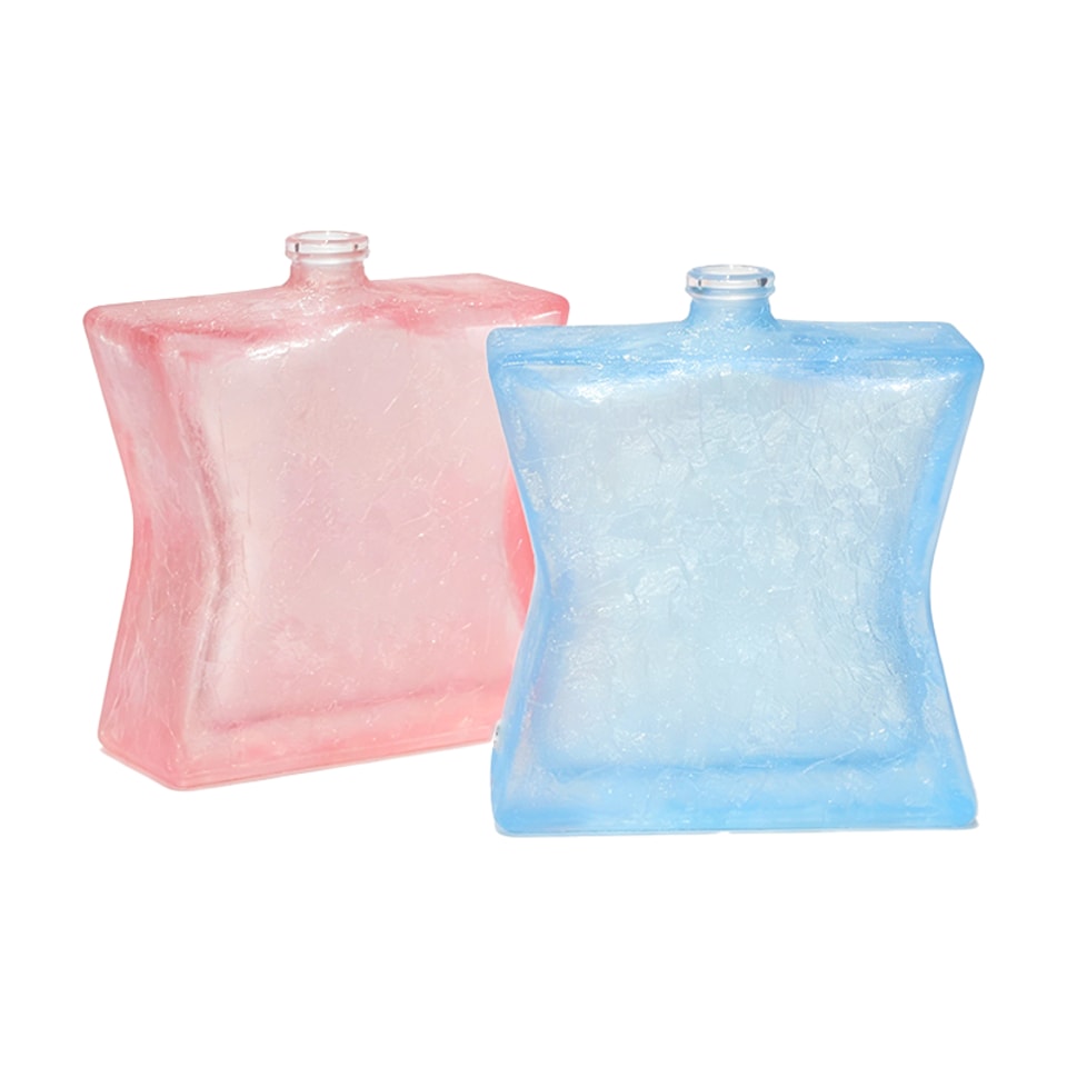 Ice-Crack Finish perfume packaging finish
