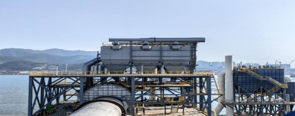 Export to South Korea rotary kilns