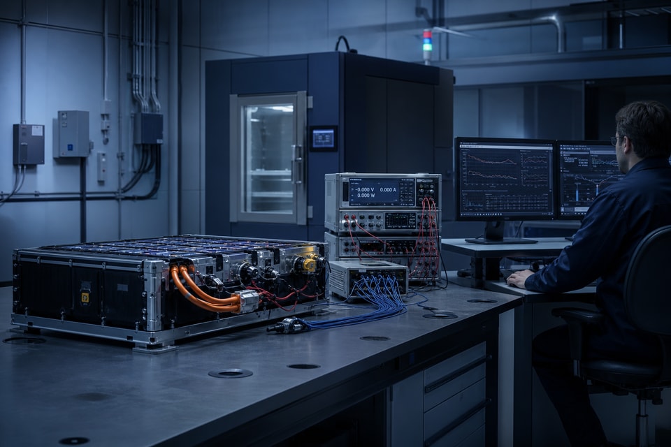 Battery verification and application validation testing