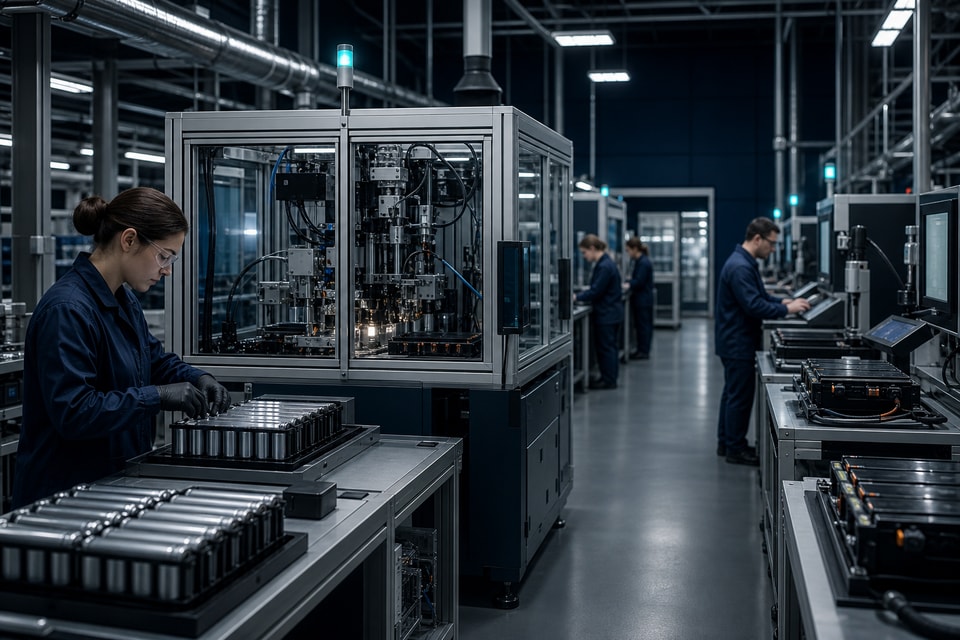 Controlled custom battery pack production and inspection