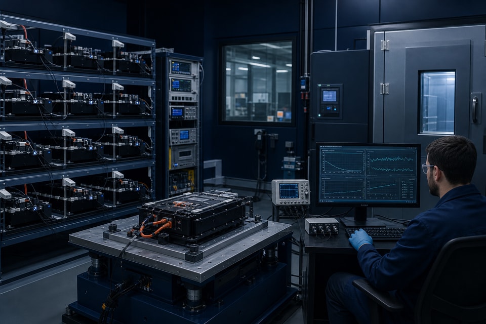 Laboratory testing and quality management for batteries