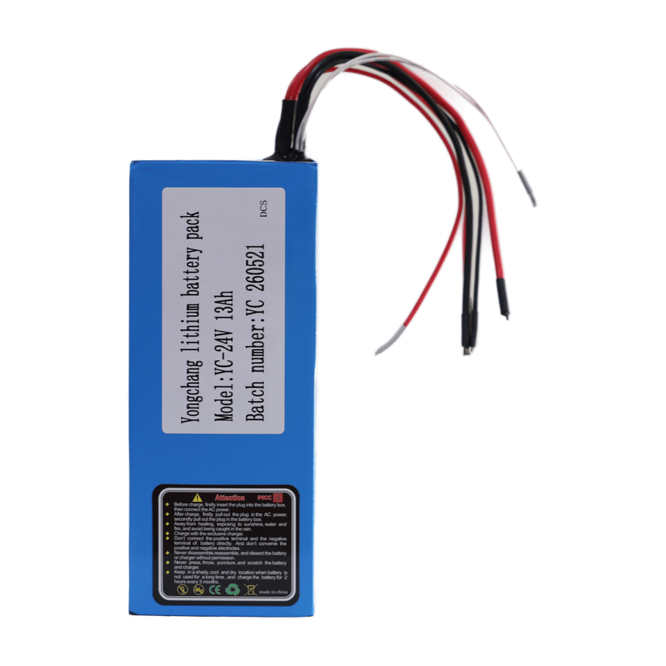 24V 13Ah Lithium Battery Pack