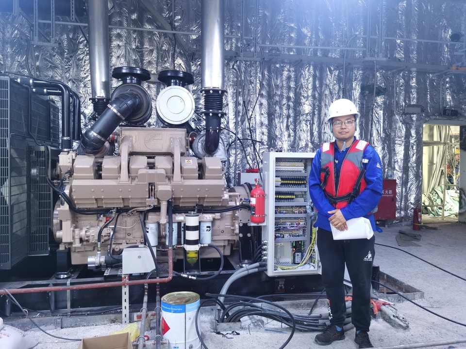 Generator equipment in an industrial environment