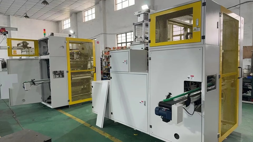 GPPE converting line on the test floor