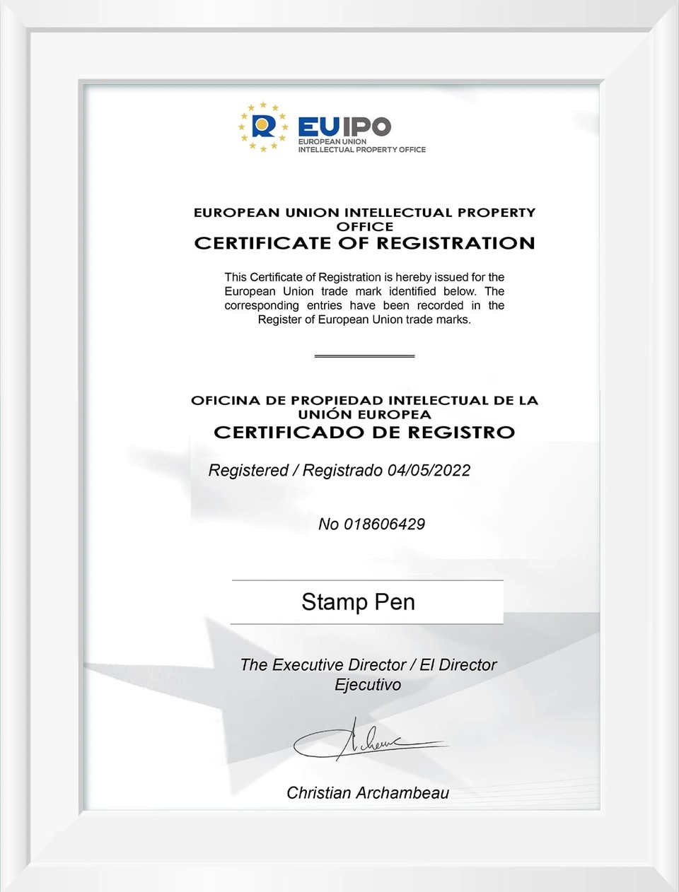 Stamp Pen (EU Trademark)