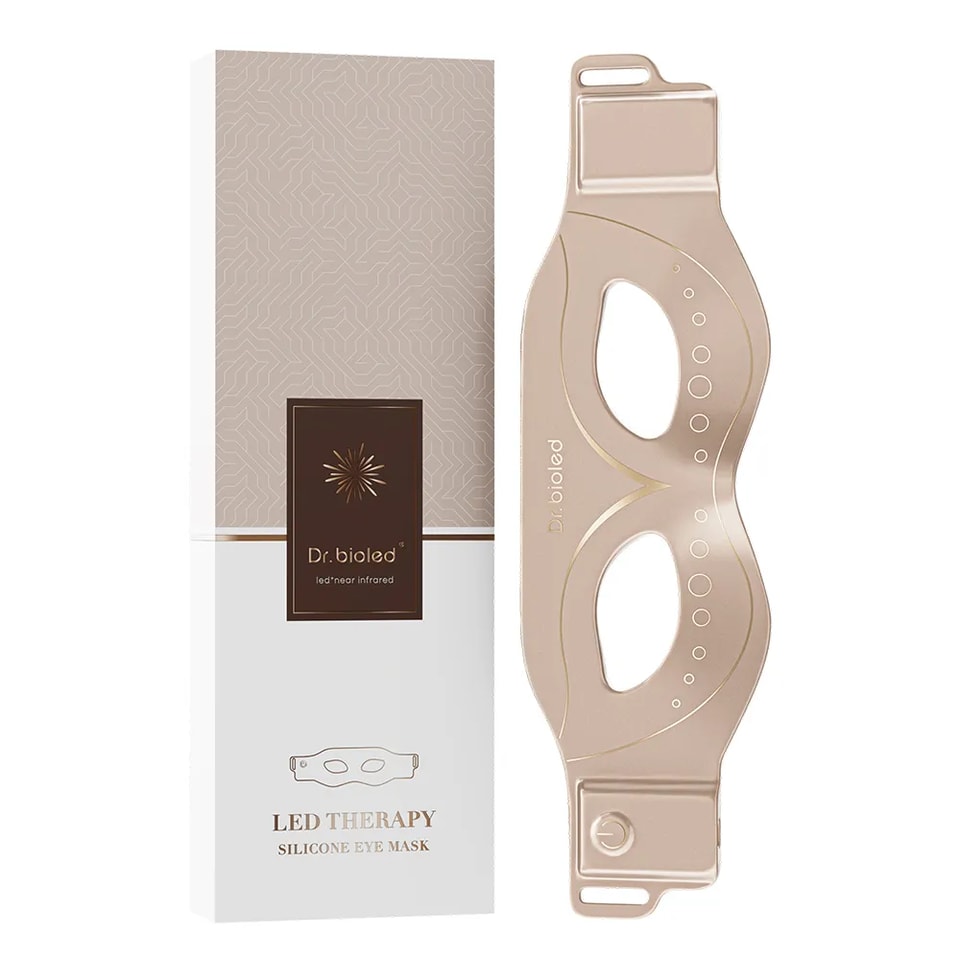 Wireless 7 Colors NIR LED Light Therapy Eye Mask For Eye Bags & Dark Circles Wrinkles