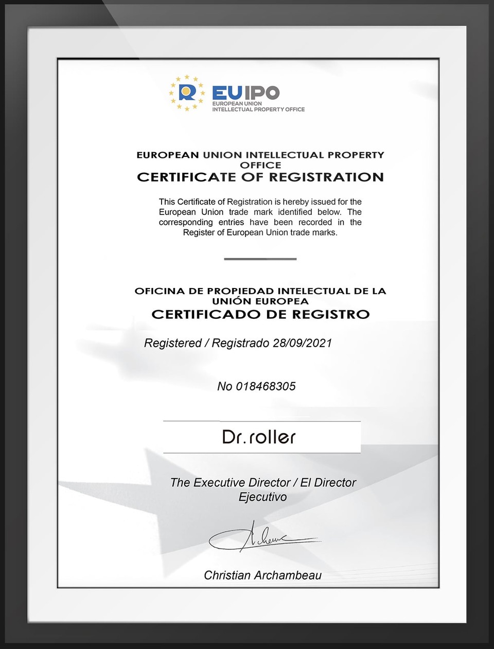 Dr. roller (EU Trademark)
