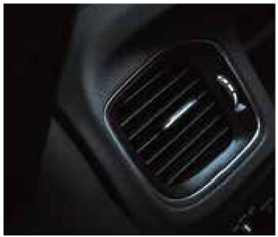 Automotive air vent in modified ABS