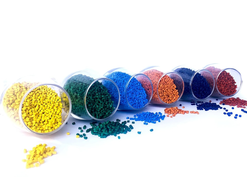 Color masterbatch samples