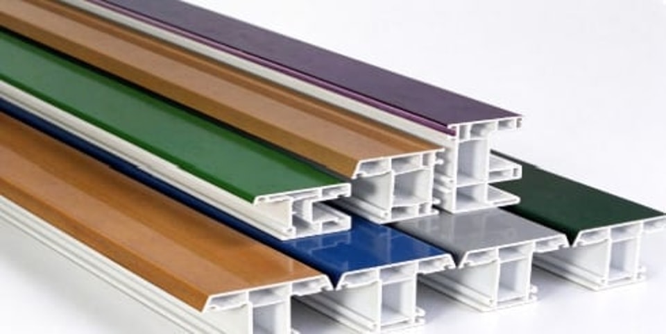 Co-extruded PVC profiles
