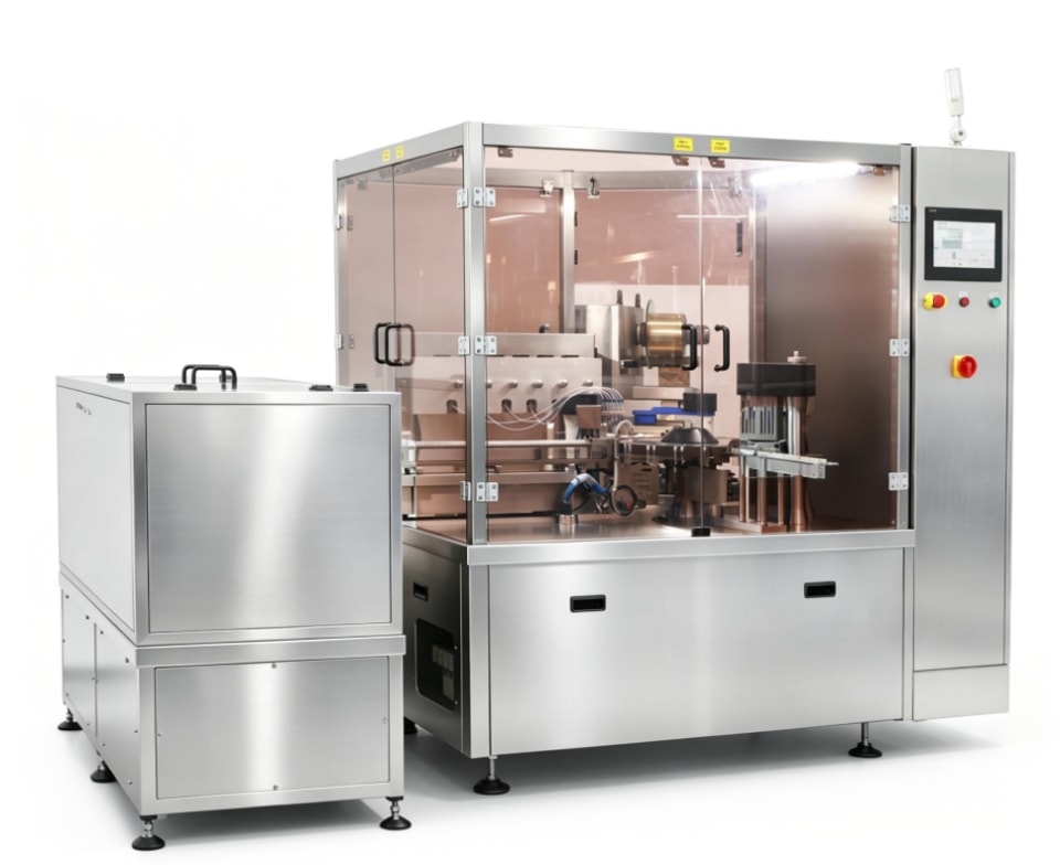 Blood Group Card Filling and Sealing Machine