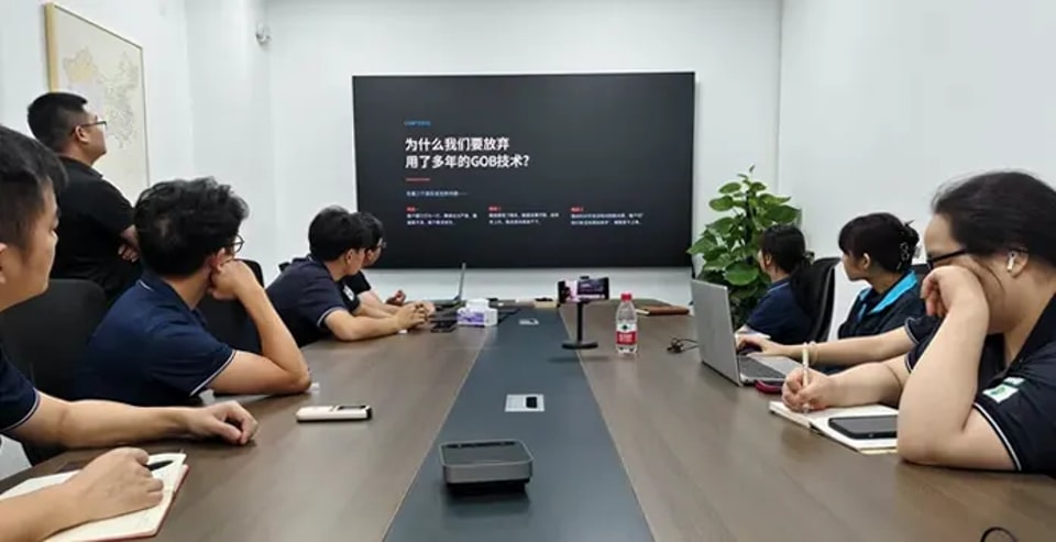 新しいHOB工程へのアップグレード