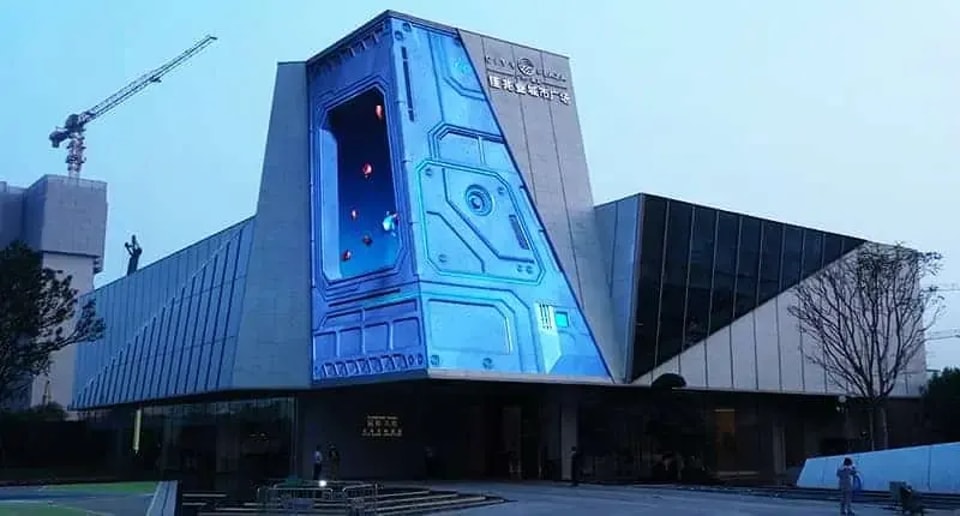 裸眼3D LEDスクリーンの制作・設計方法