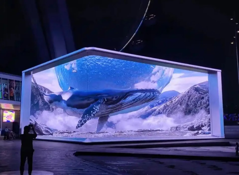 LEDディスプレイによる裸眼3D
