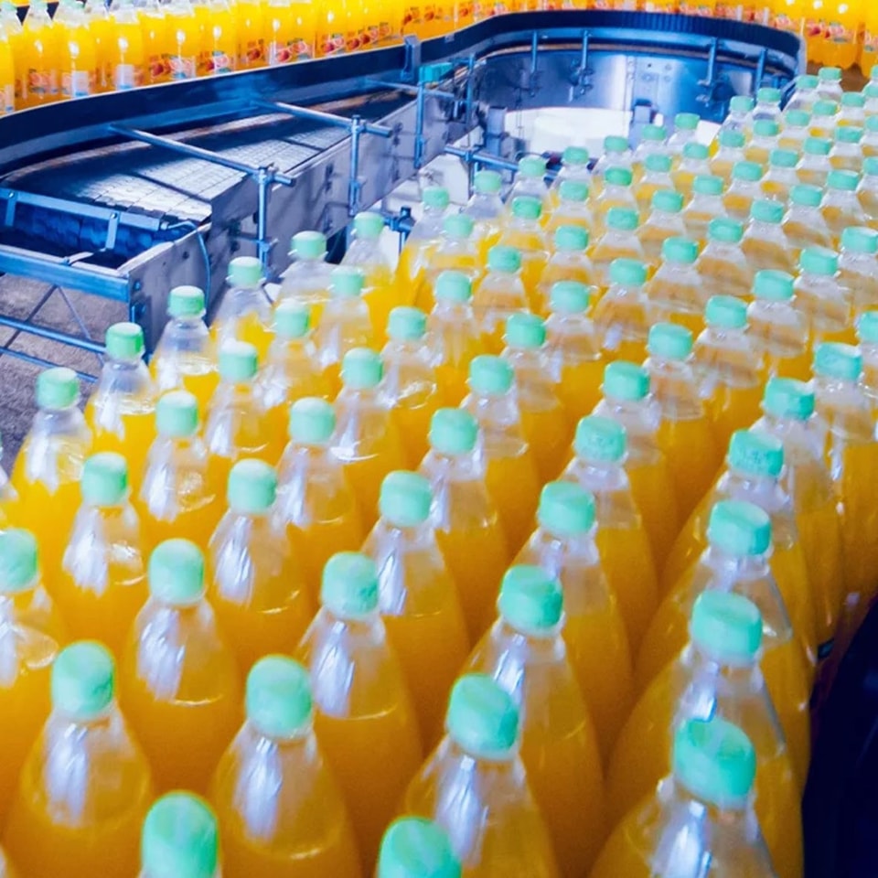 Lini produksi kompak untuk "jus bening + selai + puree buah" dari lemon Brasil