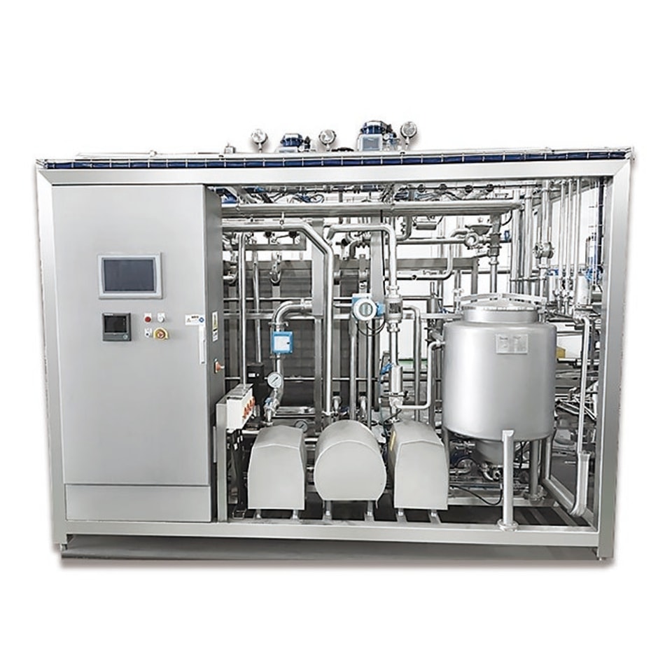 Pasteurisator pelat / pasteurisator yoghurt / pasteurisator HTST pelat (5 bagian)