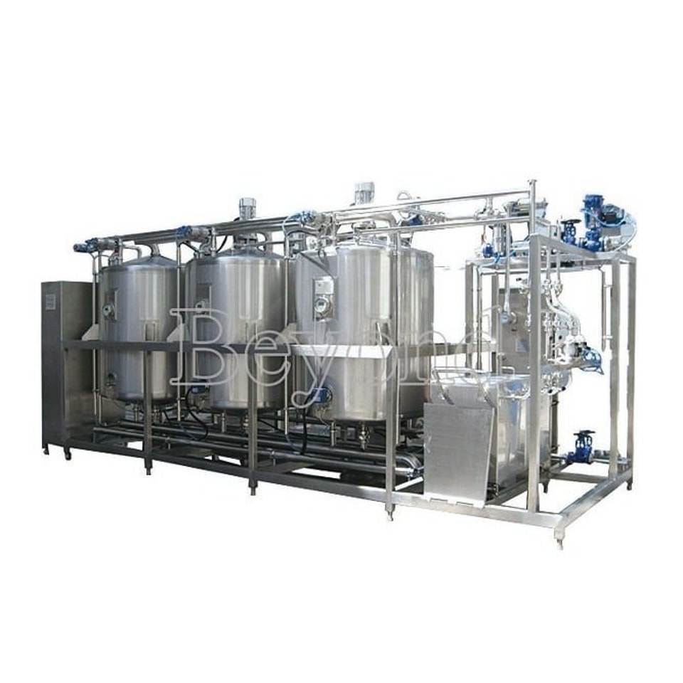 Sistem pembersihan CIP semi-otomatis tipe split