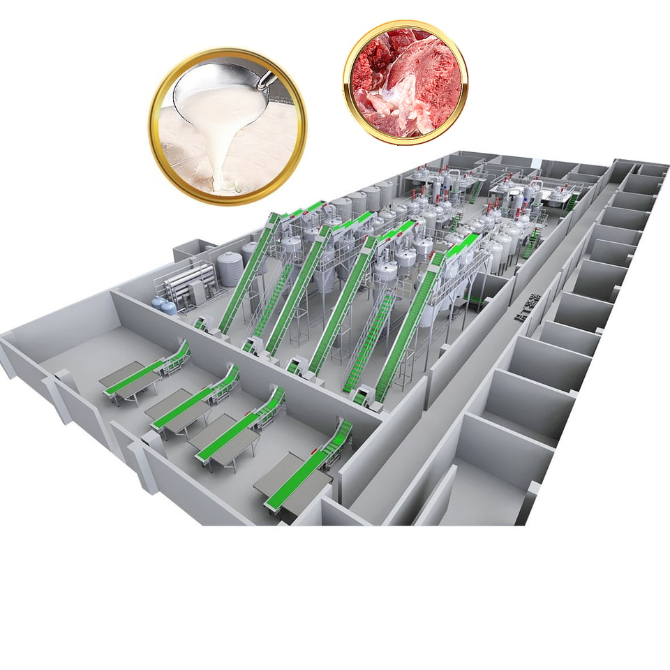 Lini produksi penambahan daging segar
