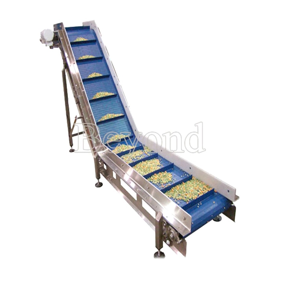 Konveyor Elevator Pemberian Sayur dan Buah