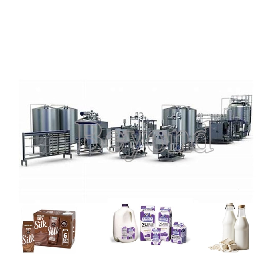 Lini produksi susu rasa / pabrik pengolahan susu rasa / mesin susu rasa