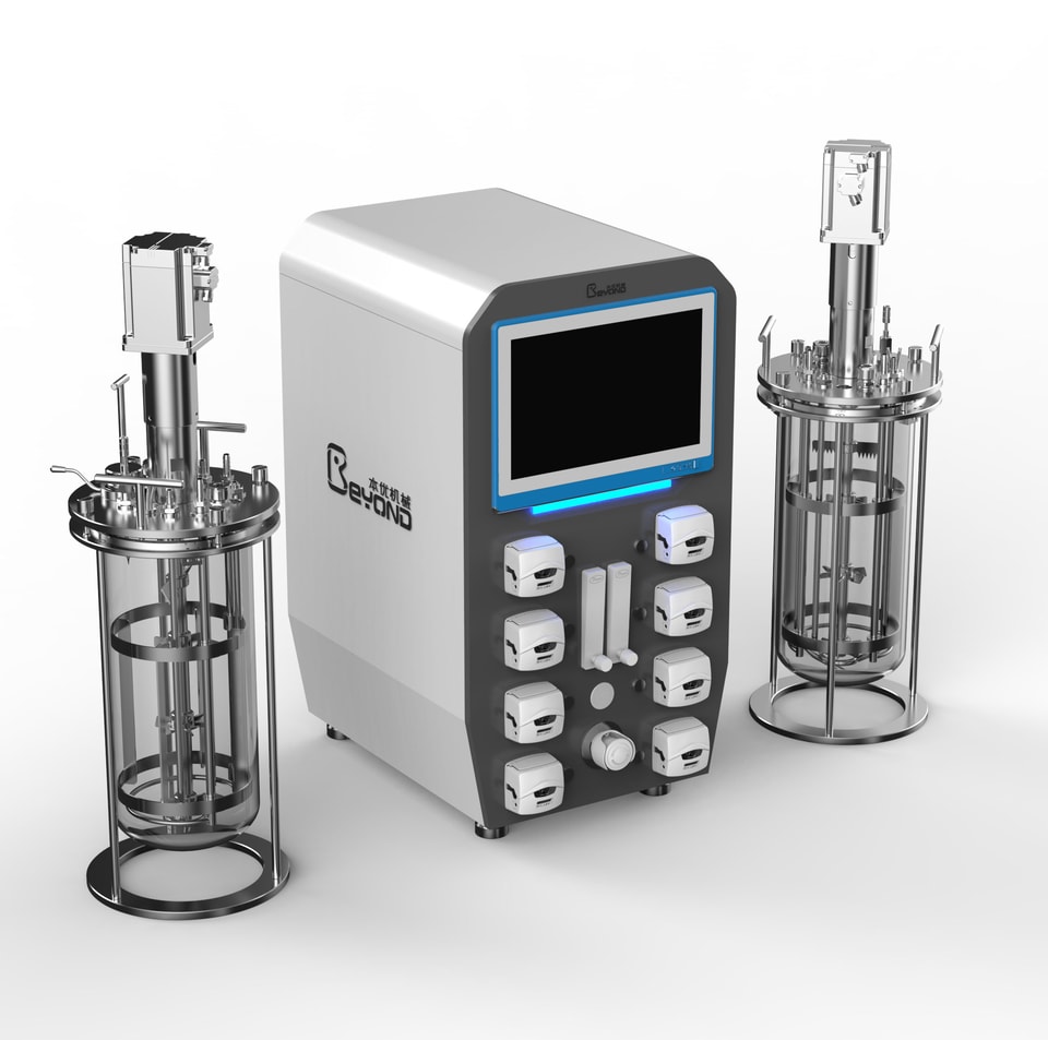 Seri bioreaktor kaca