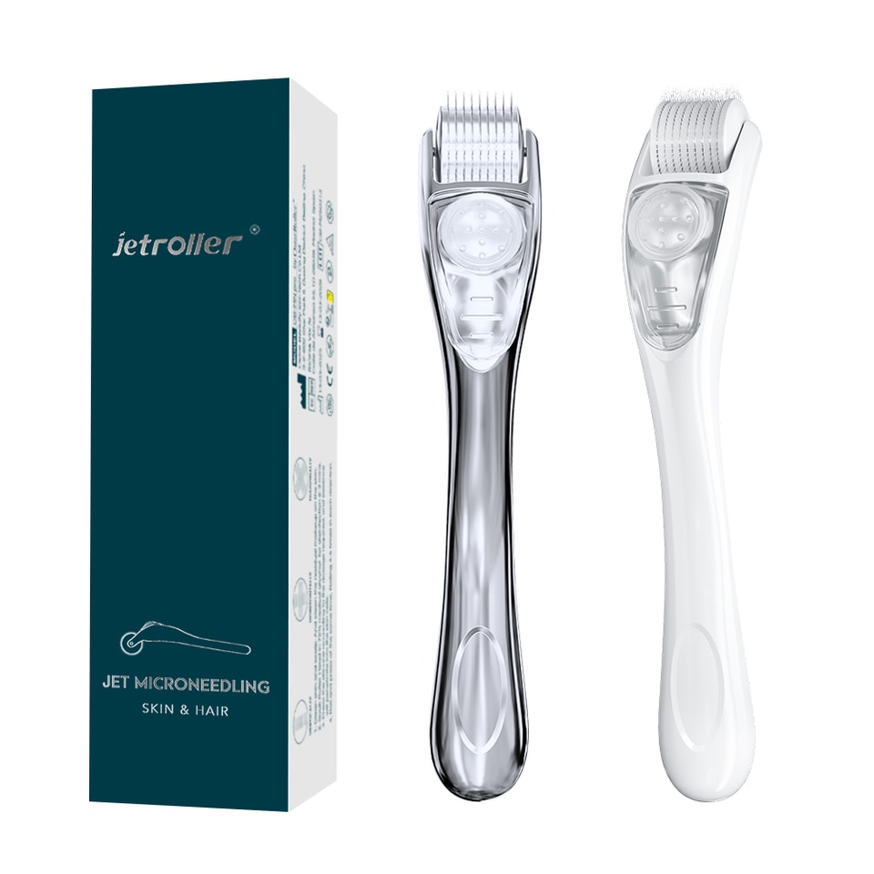 JetRoller Máy lăn kim Derma Roller 540 kim với tinh chất axit hyaluronic