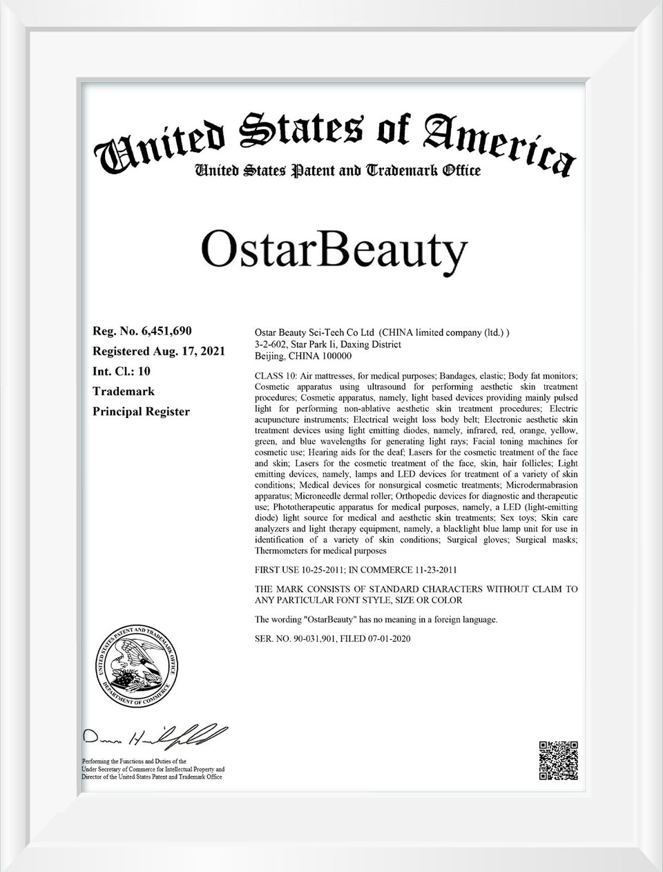 OstarBeauty (Nhãn hiệu Mỹ)