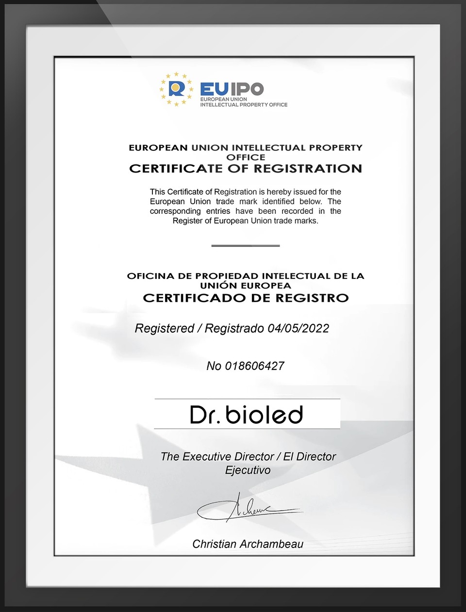 Dr. bioled (العلامة التجارية في الاتحاد الأوروبي)