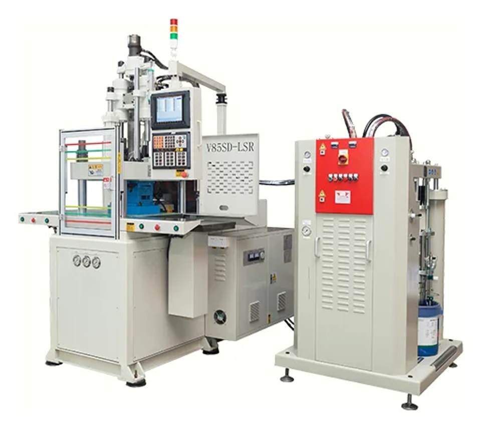 Double Sliding Table LSR Vertical Injection Molding Machine TFV85SD-LSR