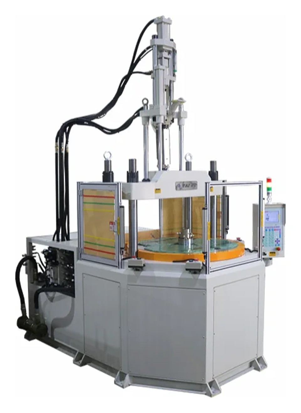 Three-Station High-Speed Rotary Table Vertical Injection Molding Machine TFV4-85R3-SP