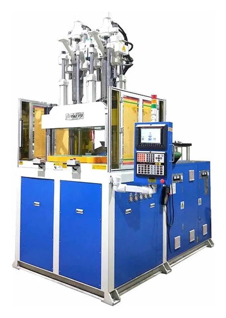 Customized Two-Color Rotary Vertical Injection Molding Machine with Automation TFV4-120R2-2C