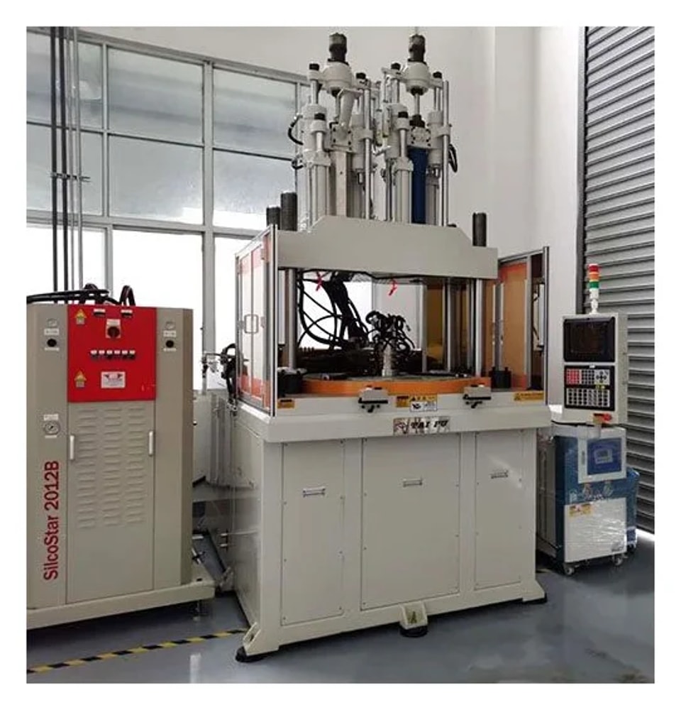 Two-Color Rotary LSR Vertical Injection Molding Machine TFV4-120R2-2C-LSR