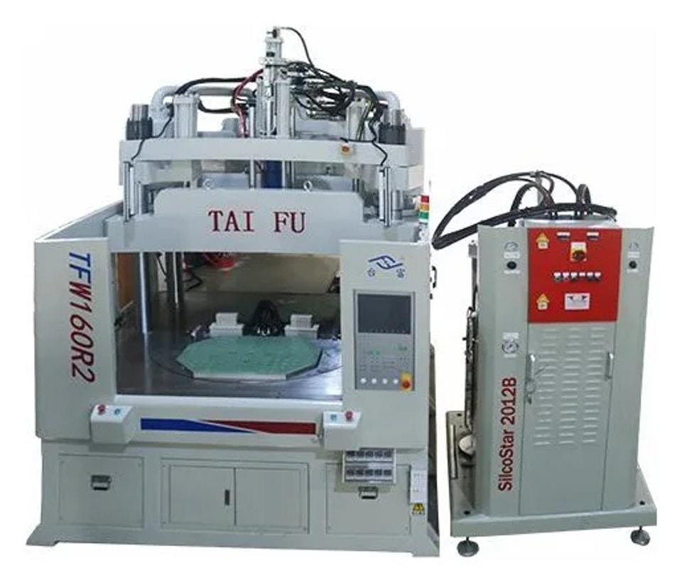 Low Table Rotary LSR Vertical Injection Molding Machine TFW4-160R2-LSR