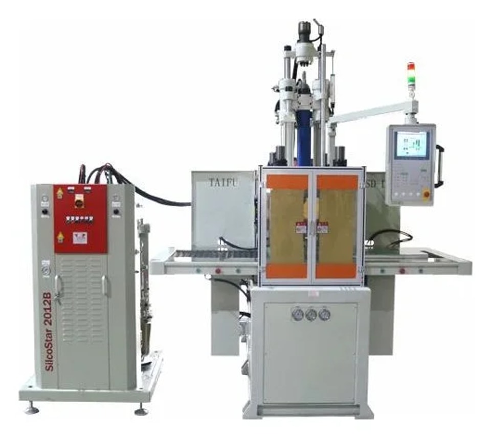 Double Sliding Table LSR Vertical Injection Molding Machine TFV120SD-LSR