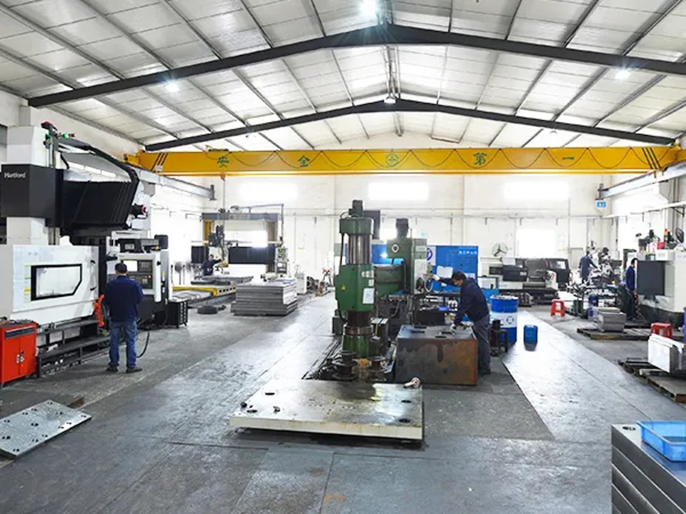 Machining center workshop